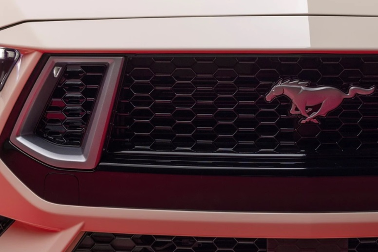 Xe được trang bị bộ mâm 5 chấu có kích thước 20 inch được sơn màu xám Dark Gravity Gray với họa tiết viền đỏ Vermillion Red đi cùng logo hợp kim nhôm được lấy cảm hứng từ chiếc Mustang 1965.