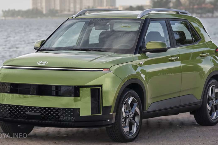Do đó, các hoạ sỹ của kênh AutoYa đã phác hoạ hình ảnh thiết kế của Hyundai Venue 2025 mới phiên bản Mỹ sắp ra mắt. Dự kiến, Hyundai Venue 2025 sẽ được thay đổi đáng kế thiết kế ngoại thất, đặc biệt là ở phần đầu và đuôi xe.
