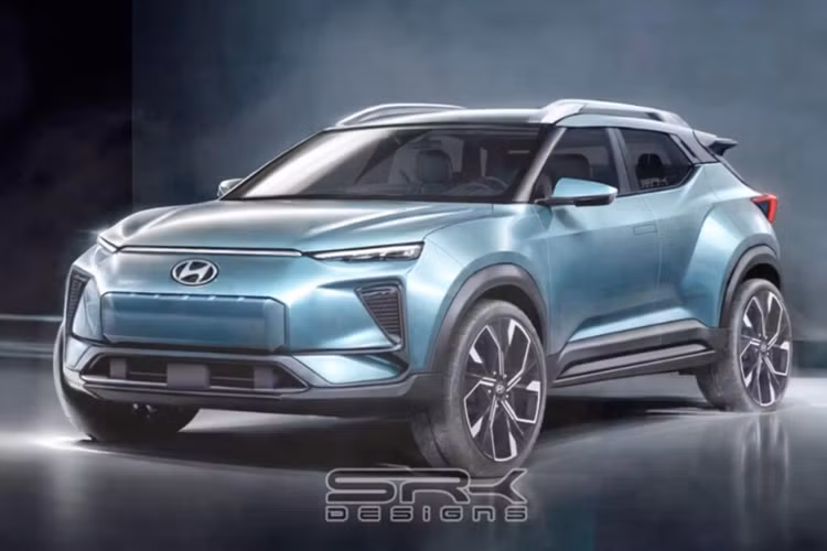 Dựa trên hình ảnh chạy thử bị rò rỉ có thể thấy thiết kế của Hyundai Creta EV 2025 mới không khác nhiều so với bản xăng. Xe có cản trước và sau được tinh chỉnh, đi cùng bộ mâm khí động học 18 inch mới. Khu vực lưới tản nhiệt dù được ngụy trang nhưng khả năng sẽ được thiết kế đóng kín giống như trên các mẫu xe điện khác.