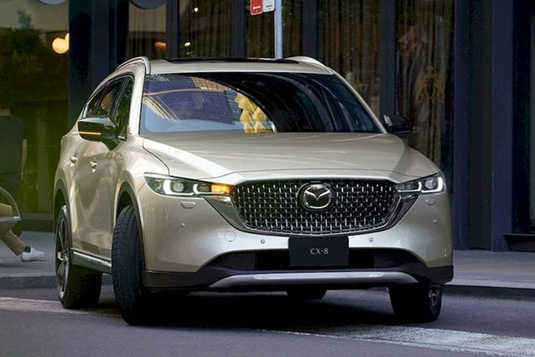 Đại lý cho biết mẫu xe Mazda CX-8 2025 mới dự kiến có 3 phiên bản gồm Luxury, Premium và Signature AWD đi kèm mức giá lần lượt là 969 triệu, 1,049 tỷ và 1,149 tỷ đồng. So với CX-8 hiện hành, giá khởi điểm của phiên bản mới tăng nhẹ 20 triệu đồng.