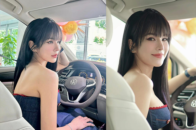 Bên trong cabin, chiếc Volkswagen Viloran của Diệp Lâm Anh sở hữu nhiều trang bị hiện đại, cao cấp, có thể kể đến như: màn hình giải trí trung tâm 12 inch hỗ trợ điều khiển bằng cử chỉ (tính năng gần giống trên BMW); đèn viền nội thất Ambient Lighting 30 màu; cần số và phanh đỗ đều dạng điện tử; ghế lái chỉnh điện tích hợp tính năng năng nhớ vị trí…