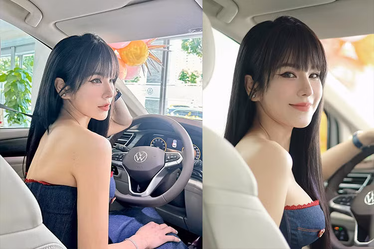 Bên trong cabin, chiếc Volkswagen Viloran của Diệp Lâm Anh sở hữu nhiều trang bị hiện đại, cao cấp, có thể kể đến như: màn hình giải trí trung tâm 12 inch hỗ trợ điều khiển bằng cử chỉ (tính năng gần giống trên BMW); đèn viền nội thất Ambient Lighting 30 màu; cần số và phanh đỗ đều dạng điện tử; ghế lái chỉnh điện tích hợp tính năng năng nhớ vị trí…