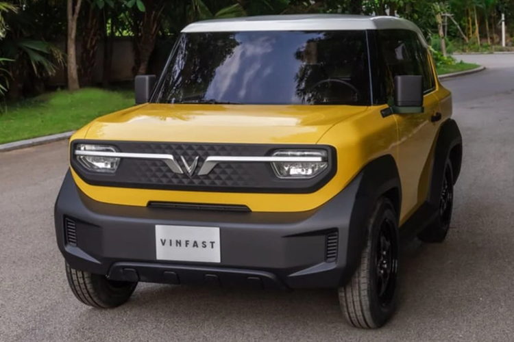 Nhiều khả năng phiên bản sản xuất của VF3 sẽ được trang bị phanh tay điện tử và cần số dạng nút bấm.