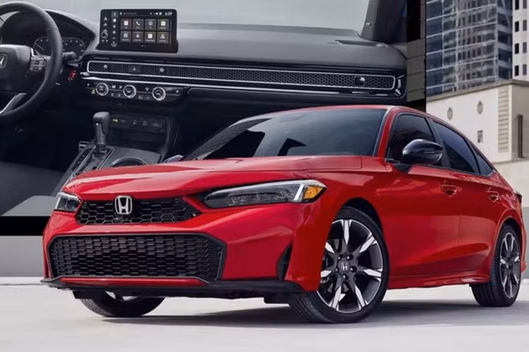 Honda Civic 2025 ra mat, ban hybrid 