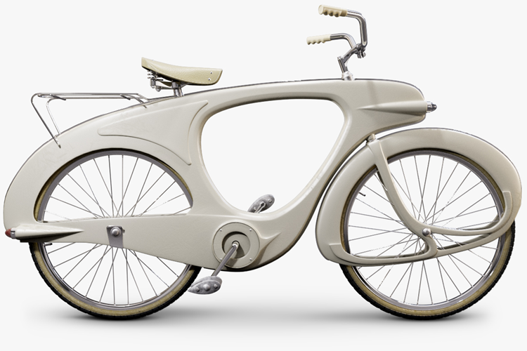 Spacelander hàng độc này không chỉ là một chiếc xe đạp thông thường mà còn là sự kết hợp giữa công nghệ hiện đại và thiết kế tiên tiến, tạo tiền đề phát triển lên những mẫu xe hiện đại hơn sau này. Spacelander sở hữu thiết kế tối ưu khí động học với các đường nét bo tròn mềm mại cùng phần đầu xe vuốt nhọn dạng con thoi.