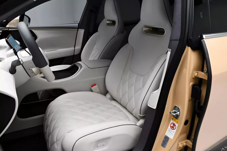 Các chi tiết trang trí bằng vàng cũng được tích hợp để phù hợp với màu sơn vàng huỳnh quang mới. Màn hình điều khiển trung tâm 15,6 inch hỗ trợ chức năng chia đôi màn hình và hiển thị dẫn đường, trò chơi, video. Nó cho phép chuyển các cửa sổ sang màn hình phi công phụ và nhận dạng lệnh thoại.