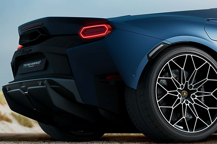 Thay vì kết cấu hỗn hợp nhôm và sợi carbon của Huracán, khung gầm của Temerario hoàn toàn bằng nhôm. Điều đó giúp giảm 50% mức sử dụng vật liệu, giảm 80% các mối hàn nhiệt và tăng 20% độ cứng xoắn.