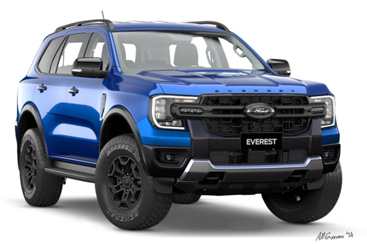 Vậy cũng không ngoại trừ khả năng đây là Ford Everest Limited X. Do đó, Top Gear Philippines cũng đã phác hoạ cả biến thể này. Biến thể Limited X cũng có những nâng cấp tương tự Wildtrak X. Ngoại trừ phần đầu xe của nó dựa trên Ranger Tremor.