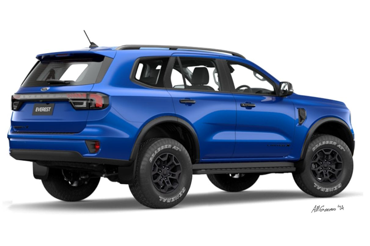 Biến thể này đi kèm logo “Limited X” trên cửa trước và cửa sau. Cả hai biến thể đều có giá nóc và bậc lên/xuống màu đen tương phản. Thêm vào đó là bổ sung tấm ốp gầm kim loại giúp chiếc SUV chắc chắn và tăng thêm khả năng bảo vệ khi đi off-road.