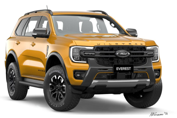 Theo đó, thiết kế của mẫu xe SUV Ford Everest X hầm hố hơn so với phiên bản hiện hành và sở hữu một số chi tiết lấy từ hai mẫu Ranger Tremor và Ranger Wildtrak X. Điều này có nghĩa là nó có thể được trang bị bộ giảm xóc Bilstein.