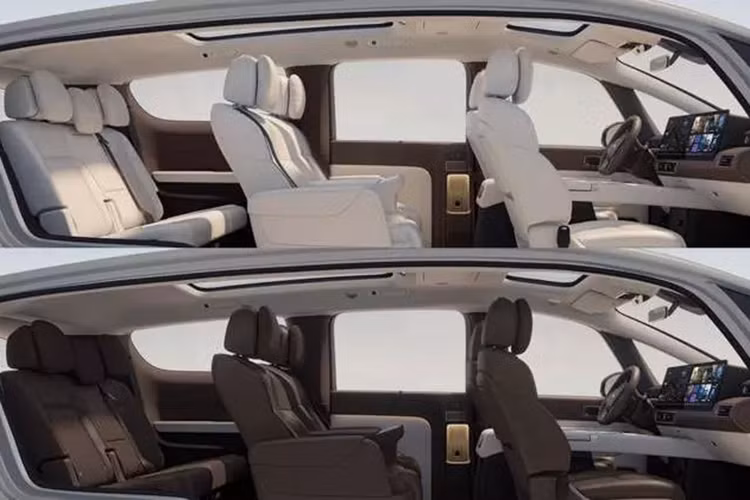 Hàng ghế thứ hai là át chủ bài của xe, vì thế nó được trang bị màn hình Oled 17 inch độ phân giải 3K, đại diện hãng cho biết đây là phiên bản xe đầu tiên cung cấp cả trải nghiệm Dolby Vision và Dolby Atmos. Ngoài ra, hiệu ứng âm thanh chiếu màn hình của nó đã được cải thiện so với dòng L.