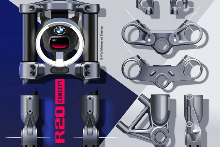 BMW Motorrad cho biết mẫu concept này có khung gầm được phát triển lại hoàn toàn và hệ thống treo Öhlins đã được điều chỉnh hoàn toàn.