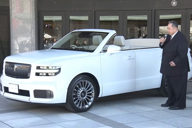 Giá xe SUV Toyota Century mui trần hiện vẫn được giữ kín. Trong khi đó, Toyota Century nguyên bản có giá từ 25 triệu Yên (khoảng 4,15 tỷ đồng) tại Nhật Bản.