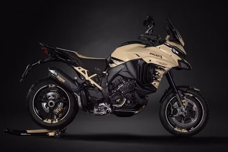 Ngoài những điểm đặc biệt trên, Multistrada V4 Pikes Peak Desert vẫn sở hữu thông số kỹ thuật và thiết kế tương tự bản thường. Đây là mẫu xe cá nhân hóa, dành riêng cho đầu bếp Massimo Bottura nên giá xe Daucati Multistrada V4 Pikes Peak Desert 2024 không được hãng tiết lộ.