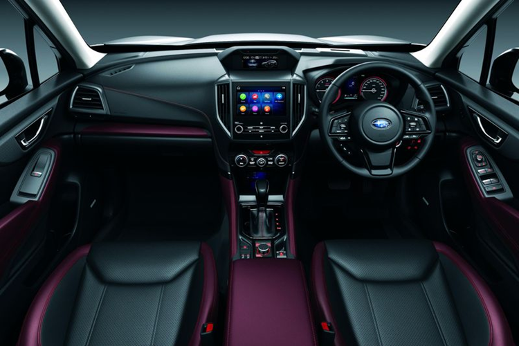 Hơn nữa, lựa chọn nội thất STI Sport Black có thể được kết hợp với màu ngoại thất Offshore Blue metallic độc quyền.