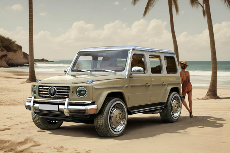 Đi ngược lại với phong cách này, hãng độ Carlex Design đã thực hiện một dự án độ đầy hoài cổ mang tên Mercedes-Benz G-Vintage 2025 mới và hiện đã có sẵn để đặt hàng. Trên thực tế đây là một chiếc G-Class được trang bị một số yếu tố thiết kế cổ điển hoặc cổ điển, kết hợp với tất cả công nghệ hiện đại của mẫu xe hiện tại.