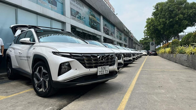 Apple dung 20 xe Hyundai Tucson thu thap du lieu ban do Viet Nam