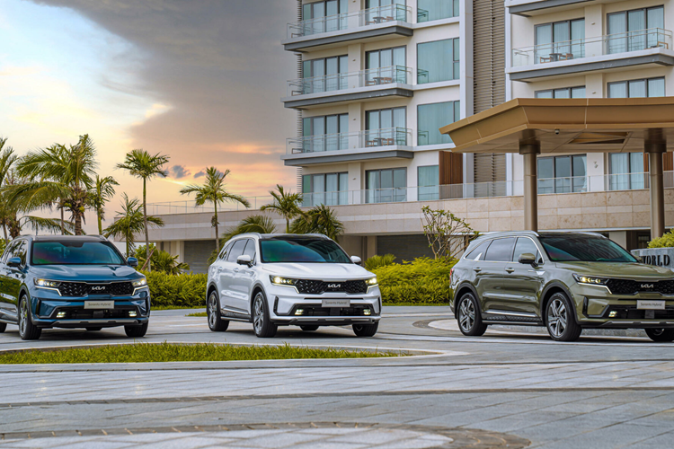 Có 2 bản được giảm 25 triệu đều dùng máy dầu, bao gồm 2.2D Premium AWD giá mới 1,149 tỷ đồng và 2.2D Signature AWD (7 chỗ, nội thất Đen) giá mới 1,169 tỷ đồng. Cuối cùng là bản 2.5G Signature AWD + Kia Connect Lite (6 chỗ, nội thất Nâu) được giảm 35 triệu chỉ còn 1,149 tỷ đồng.