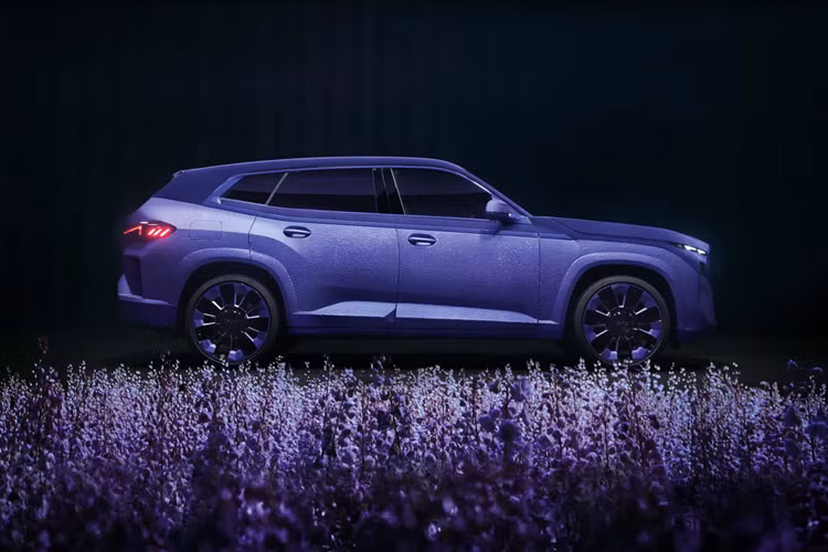 Ngoài ra, một số chi tiết khác như ốp gương chiếu hậu hay lưới tản nhiệt của xe cũng được bọc với vật liệu nhựa Sequin tạo cảm giác lấp lánh. Tất cả những chi tiết này đều mang trên mình gam màu tím khác biệt.