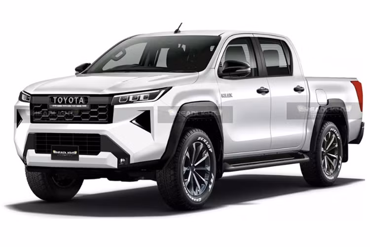  Toyota Hilux 2025 mới được kỳ vọng sẽ mang đến một diện mạo hoàn toàn mới với thiết kế mạnh mẽ và hiện đại. Những cải tiến trong thiết kế ngoại thất như đèn pha, cản trước và các chi tiết tạo điểm nhấn khác sẽ giúp Hilux duy trì được phong cách "cứng cáp" truyền thống nhưng vẫn nổi bật giữa những dòng xe bán tải hiện đại. 