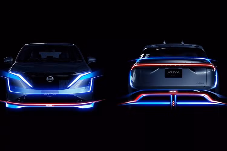 Bên cạnh đó, biểu tượng Nismo nhỏ trên bảng điều khiển. Nissan Ariya Nismo là một bước tiến mới của hãng trong việc mang đến xe điện hiệu suất cao. Hiện mức giá xe Nissan Ariya Nismo 2024 mới vẫn chưa được công bố chính thức.