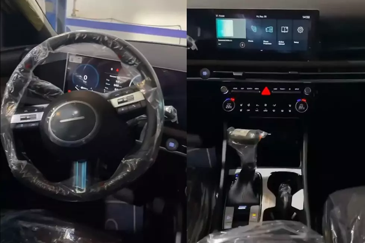 Tuy là bản thấp nhưng chiếc Hyundai Tucson 2025 này vẫn được trang bị đèn pha/đèn hậu LED và dải đèn LED định vị ban ngày tích hợp vào lưới tản nhiệt. Bên cạnh đó là lưới tản nhiệt cải tiến và ốp màu bạc ở cản trước/sau, tạo cảm giác khỏe khoắn hơn.