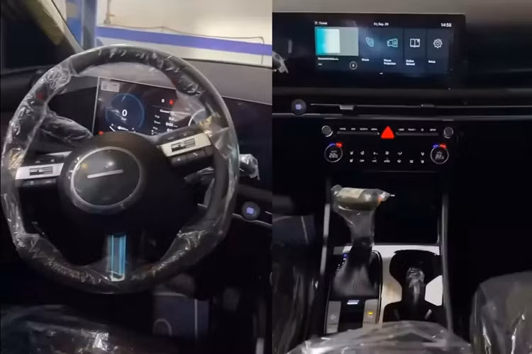 Tuy là bản thấp nhưng chiếc Hyundai Tucson 2025 này vẫn được trang bị đèn pha/đèn hậu LED và dải đèn LED định vị ban ngày tích hợp vào lưới tản nhiệt. Bên cạnh đó là lưới tản nhiệt cải tiến và ốp màu bạc ở cản trước/sau, tạo cảm giác khỏe khoắn hơn.