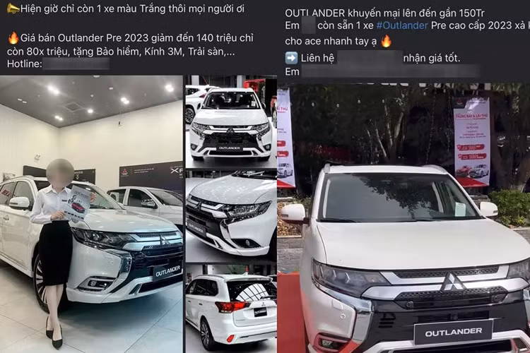 Theo đó, Mitsubishi Outlander được hãng hỗ trợ 50% lệ phí trước bạ, 1 năm bảo hiểm vật chất và camera 360 độ trị giá 20 triệu đồng ở cả 2 phiên bản. Tuy nhiên, tại đại lý, mẫu SUV cỡ C này còn được ưu đãi đậm sâu hơn nữa.