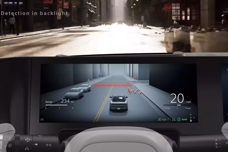 Sony Honda Mobility cũng tiết lộ thêm rằng công nghệ AI cũng sẽ được sử dụng trong các hệ thống hỗ trợ người lái ADAS.