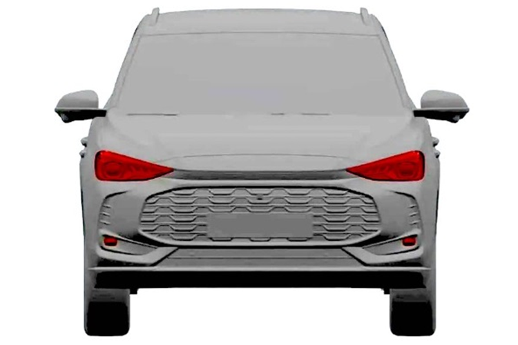 Khu vực đầu xe crossover MG ZS 2025 gây ấn tượng với cụm đèn được làm mới, lưới tản nhiệt cũng được thiết kế lớn và thể thao hơn, đi cùng cản trước cơ bắp và mũi xe sắc lẹm.