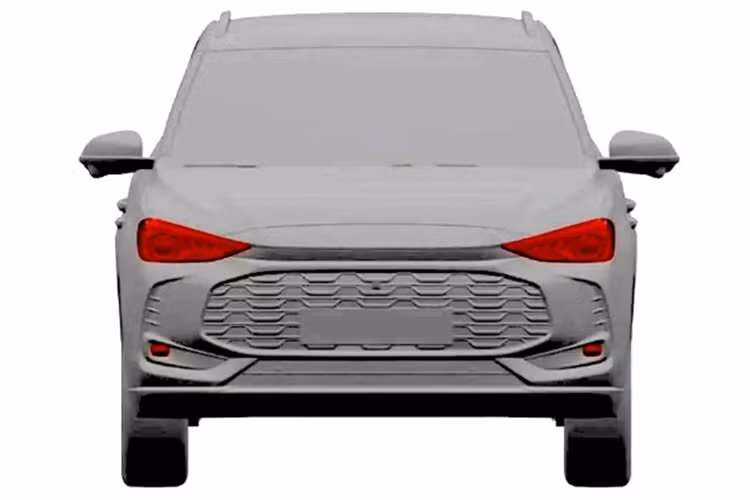 Khu vực đầu xe crossover MG ZS 2025 gây ấn tượng với cụm đèn được làm mới, lưới tản nhiệt cũng được thiết kế lớn và thể thao hơn, đi cùng cản trước cơ bắp và mũi xe sắc lẹm.