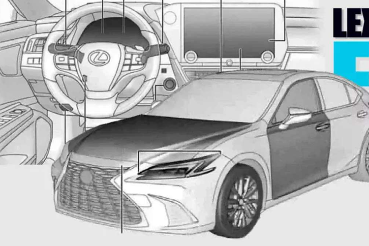 Bên trong cabin, Lexus ES 2025 hứa hẹn sẽ nhận được nhiều nâng cấp hơn. Đáng chú ý là màn hình thông tin giải trí cảm ứng lớn chiếm trọn bảng điều khiển, trông gần giống với màn hình 14 inch trên các mẫu SUV NX và RX mới hơn.
