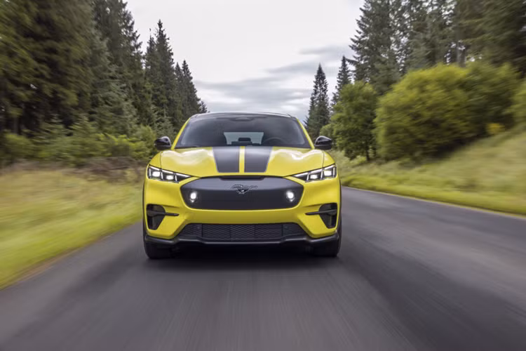 Donna Dickson, kỹ sư trưởng của dự án xe điện Ford Mustang Mach-E tiết lộ rằng động cơ phía sau mới nhẹ hơn so với phiên bản tiền nhiệm đồng thời mang lại mô-men xoắn cao hơn. Khối động cơ này cũng sẽ được trang bị tiêu chuẩn trên tất cả phiên bản kể từ năm 2024.