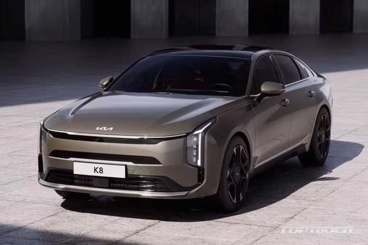 Mới đây, Kia đã chính thức công bố ra mắt phiên bản nâng cấp của mẫu sedan cỡ trung K8. Đây là lần nâng cấp đầu tiên của mẫu xe này kể từ lần đầu ra mắt năm 2021. Nằm cùng phân khúc với Toyota Avalon và Hyundai Grandeur, Kia K8 2025 mới sở hữu kích thước khá đồ sộ.