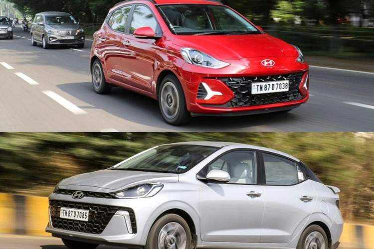 Hyundai Grand i10 2024 có thiết kế mang hơi hướng trẻ trung hơn, điều này được thể hiện rõ ràng qua lưới tản nhiệt được mở rộng kích thước, cản trước cùng màu thân xe, đèn pha sắc sảo hơn đi kèm dải LED chạy ban ngày.