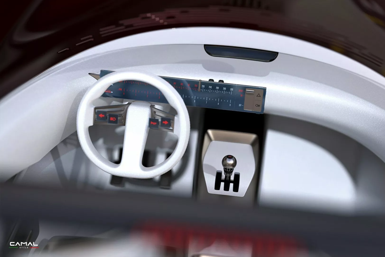 Mẫu xe đặc biệt này được gọi là Scoperta, cũng có nội thất với những chi tiết thiết kế gợi cảm. Khoang nội thất của xe được sắp xếp theo hình elip lớn và có một tấm duy nhất nổi phía trên bảng điều khiển bao gồm đồng hồ tốc độ và đồng hồ đo vòng tua máy độc đáo được sắp xếp theo chiều ngang.