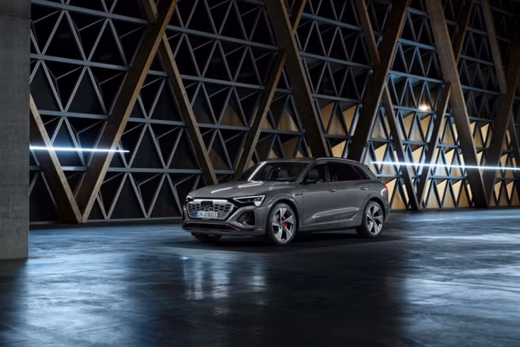 Bên cạnh đó là màn hình cảm ứng 8,6 inch để chỉnh các tính năng của xe như hệ thống giải trí, kết nối, định vị, điều hoà,... Hiện chưa rõ Audi Q8 e-Tron được bán ở Việt Nam thuộc phiên bản nào. Ở thị trường quốc tế, xe có 3 phiên bản là Q8 50 e-tron quattro, Q8 55 e-tron và SQ8 e-tron.