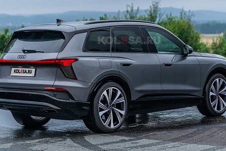 Tuy nhiên, dựa trên bức hình xe chạy thử được chụp lại vào đầu năm nay, Kolesa đã công bố hình ảnh dự đoán thiết kế ngoại thất của mẫu SUV đầu bảng mang thương hiệu bốn vòng tròn. Là mẫu xe cao cấp nhất của thương hiệu, Audi Q9 hoàn toàn mới sẽ có kích thước lớn hơn Q7.
