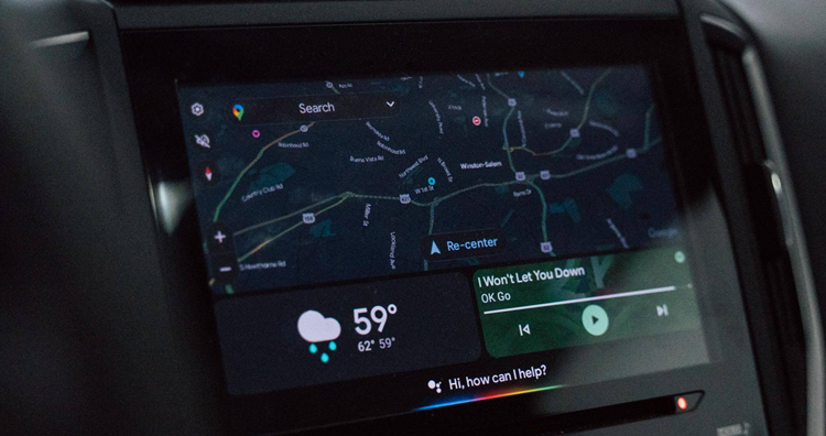 Android Auto tren oto duoc bo sung them game, video va trinh duyet...