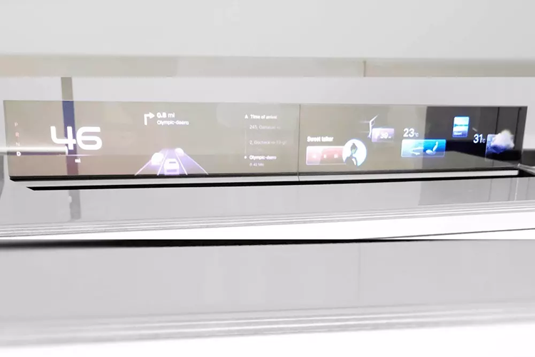 Theo Mobis, màn hình lật trong suốt có thể tạo cảm giác mở mà các loại màn hình cố định không thể sánh bằng. Có thể coi Innovative Transparent Display như một bước tiến tiếp theo của công nghệ màn hình hiển thị thông tin kính lái HUD.