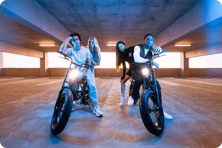 VF DrgnFly sử dụng động cơ 750W được tích hợp vào bánh sau, hộp số đơn cấp cùng với cảm biến mô-men xoắn giúp xe đạt vận tốc tối đa lên đến 28 mph (45 km/h) (*) một cách mượt mà và ngay tức thì. Cảm biến mô-men xoắn thích ứng với từng chuyển động, phát hiện thay đổi lực lên đến 16.000 lần/giây, vượt trội so với cảm biến truyền thống của các xe đạp điện thông thường.