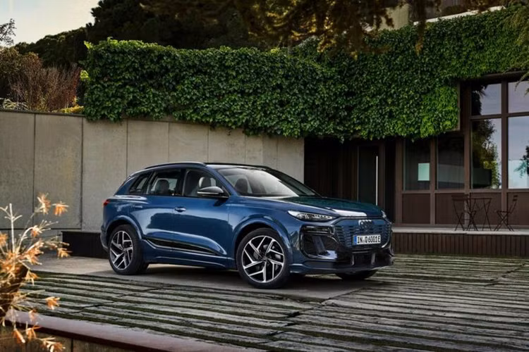 Audi cho biết vận tốc tối đa mà xe có thể đạt tới là 210 km/h. Tại các thị trường khác, Q6 e-tron chỉ có công suất là 382 mã lực. Với mức công suất thấp hơn, Q6 e-tron bản quốc tế phải mất tới 5,9 giây mới có thể tăng tốc từ 0-96 km/h, nhưng tốc độ tối đa vẫn là 210 km/h.