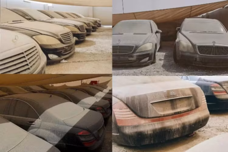 Sẽ không có phép màu nào cho hàng chục chiếc xe Mercedes-Benz và Maybach này, vì UAE không có khái niệm bán xe thanh lý, nhất là xe tội phạm, hay xe tai nạn về sửa chữa...