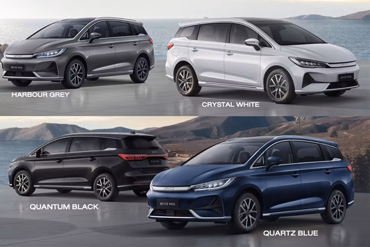 BYD M6 đều được trang bị pin Blade lithium iron phosphate (LFP) của BYD. Công suất 55,4 kWh trên bản Dynamic cung cấp phạm vi hoạt động 420 km theo tiêu chuẩn NEDC, trong khi dung lượng 71,8 kWh lớn hơn của bản Extended có thể di chuyển tới 530 km trong một lần sạc.