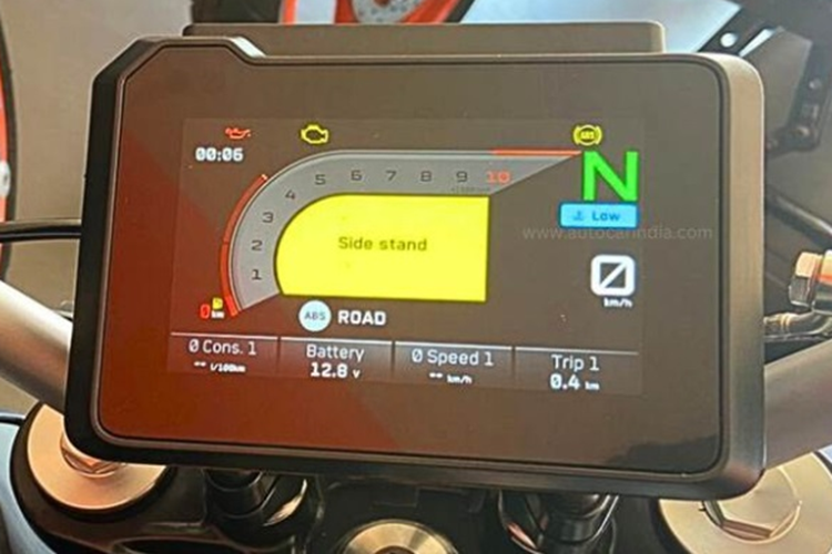 Mẫu xe môtô KTM 200 Duke 2025 vẫn mang dáng dấp hầm hố đặc trưng.