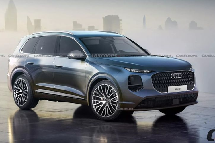 Để khắc phục tình trạng trên, Audi đang lên kế hoạch cho ra mắt Q7 thế hệ mới, hứa hẹn sở hữu thiết kế bắt mắt và nhiều công nghệ hấp dẫn. Theo những hình ảnh chạy thử, Audi Q7 2026 mới có lưới tản nhiệt được đặt cao hơn, hốc gió phía trước mở rộng hơn và dải đèn LED ban ngày hai bên đã được loại bỏ.