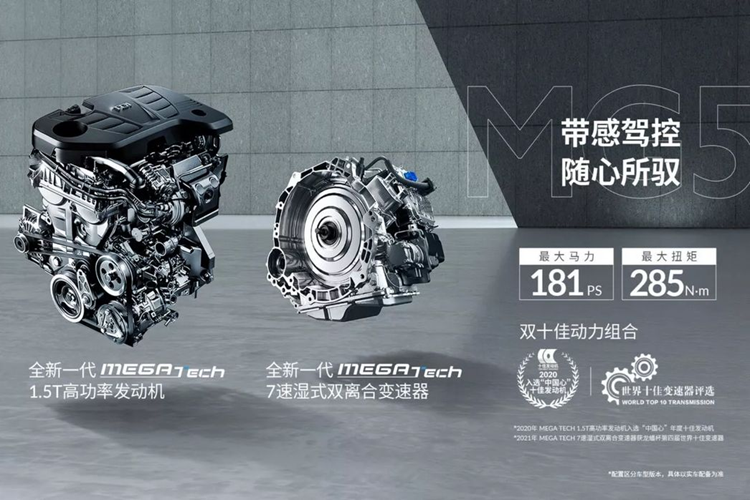 Về truyền động, phiên bản tiêu chuẩn vẫn sử dụng động cơ 4 xy-lanh 1.5L hút khí tự nhiên 129 mã lực, kết hợp cùng hộp số sàn 5 cấp hoặc hộp số CVT. Phiên bản cao cấp hơn sử dụng động cơ tăng áp 181 mã lực và 285 Nm, bên cạnh hộp số 7 cấp ly hợp kép.