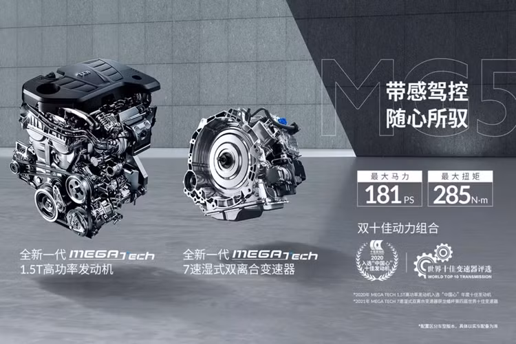 Về truyền động, phiên bản tiêu chuẩn vẫn sử dụng động cơ 4 xy-lanh 1.5L hút khí tự nhiên 129 mã lực, kết hợp cùng hộp số sàn 5 cấp hoặc hộp số CVT. Phiên bản cao cấp hơn sử dụng động cơ tăng áp 181 mã lực và 285 Nm, bên cạnh hộp số 7 cấp ly hợp kép.