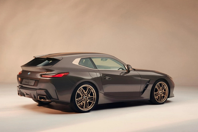 Với thân hình dựa trên Z4 Roadster, chiếc coupe được sơn màu độc đáo mang tên Sparkling Lario với các mảng kính màu xanh lam tương phản tuyệt vời với màu vàng trên bánh xe và các chi tiết trang trí. Nội thất được bọc toàn bộ bằng da sang trọng với hai tông màu xám nhạt trên bảng điều khiển và cửa trên và màu nâu Saddle bên dưới với những đường khâu táo bạo.