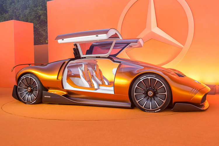  Mercedes-Benz Vision One-Eleven Gorden Wagener, thiết kế trưởng của Mercedes đã từng nói: “Mục tiêu của chúng tôi tại Mercedes-Benz không phải là vẽ nên kiểu dáng, mà là tạo ra các biểu tượng.”